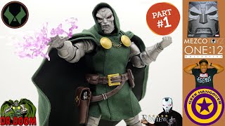 Mezco One 12 Collective Deluxe Marvel Doctor Doom Action Figure Review Part 1 [upl. by Maclaine]