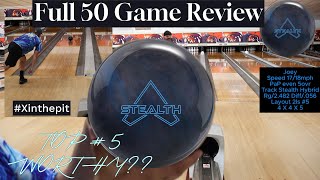 Track Stealth Hybrid Bowling Ball Review our opinion after 50 Games 4K [upl. by Suiraj415]