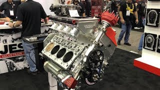 JESEL ValveTrain Equal 8 12000RPM Engine Flat Plane Crank LS Shaft Rockers and More  PRI 2018 [upl. by Heidie282]