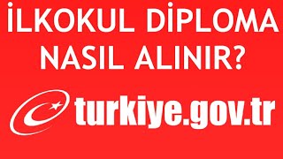 EDevlet İlkokul Diploması Nasıl Alınır [upl. by Esilegna452]