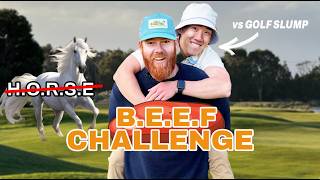 HORSE Skills Challenge vs GolfslumpBEEF Style [upl. by Haimerej]