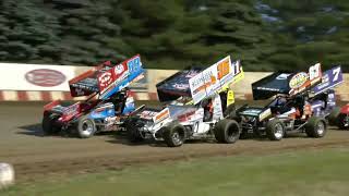 HIGHLIGHTS  MSA Sprints  Angell Park Speedway Sun Prairie WI  6423 [upl. by Ydnys]