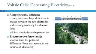 203 Voltaic Cells Generating Electricity from Spontaneous Chemical Reactions [upl. by Aniahs553]