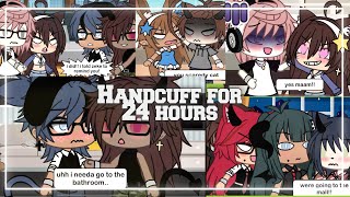 Handcuffed for 24 Hours Challenge  Gacha Life [upl. by Analiese]