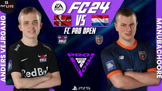 ANDERS VEJRGANG VS MANUBACHOORE  FC Pro Open 24 Match Week 3  Group C commentary Germany [upl. by Noeled555]