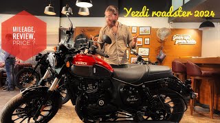 2024 Yezdi Roadster New model walkaround video Detailed Review Ex showroom price kanpur yezdi [upl. by Erehpotsirhc]