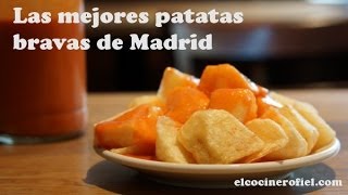 LAS MEJORES PATATAS BRAVAS DE MADRID [upl. by Gayleen]