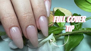 FULL COVER TIP METTIAMOLE INSIEME E PROVIAMO LA GLUE GEL DI MICHELLE NAILSMakolina95 [upl. by Ynoffit77]