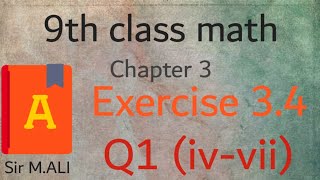 9th math  Ch 3  Ex 34  part ivviii  punjab text book  Logarithm [upl. by Coffeng]