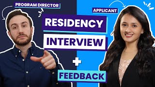 Residency Interview Preparation Mock Session  Residency Interview Questions and Answers [upl. by Ema]