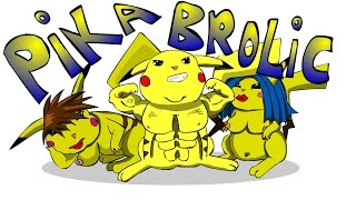 Pikachu on Steroids Drawing Timelapse [upl. by Lanford]