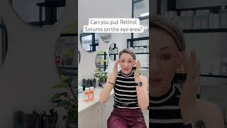 Can you put your Retinol Serum on the delicate eye area skinfundi skinagingtips retinol101 [upl. by Atal]