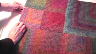 How to Make a MiteredSquare AfghanPart 2 [upl. by Revilo]