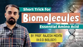 Trick to learn Biomolecules Essential Amino Acid  IIT JEE amp NEET  Curious Minds IIT amp Medical [upl. by Razatlab]