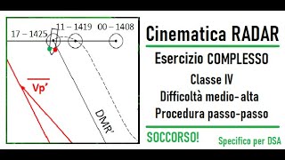 Cinematica RADAR  DSA  SOCCORSO ad una NAVE  Esercizio Semplice guidato per alunni con DSA [upl. by Naicad830]