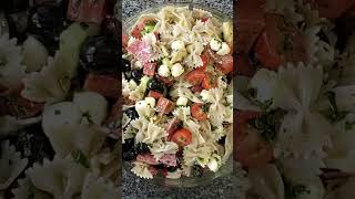 Easy GF Italian Pasta SaladSO GOOD [upl. by Naujaj]