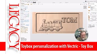 Toybox personalization with Vectric  Toy Box [upl. by Vacla]