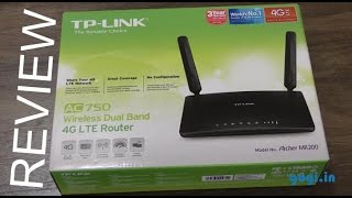 TPLINK Archer MR200 4G LTE router unboxing and review [upl. by Okir]