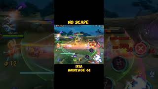 NO ESCAPE TOP GLOBAL IXIA MONTAGE 61 ixia topglobal bestbuild mlbb [upl. by Ayekel11]