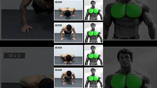 Best Push Up Variations For Calisthenics 🔥 تمارين الصدر في المنزل [upl. by Nawtna229]