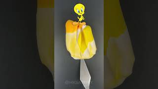 Tweety Bird  Guess the mixing colors colormixingmagic oddlysatisfying viralsshorts youtubeshort [upl. by Hakvir]