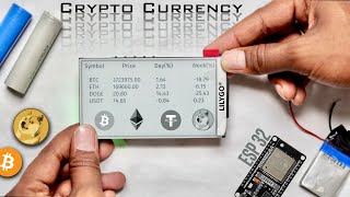 Getting Started with LILYGO T547 inch Epaper  Portable Crypto Currency Display using ESP32 💰 📈 [upl. by Leihcar]