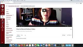 How to Record Post and Caption Kaltura Video in Canvas [upl. by Ander]