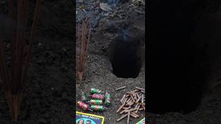 Different Types of Unique Crackers Testing in Hole with Agarbatti POV Bullet Bomb Bidi Bijli Bomb [upl. by Drahcir927]