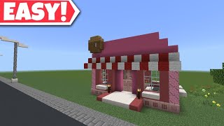 Minecraft ⚒️ donut shop tutorial minecraft [upl. by Casar976]