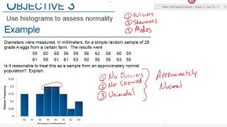 Math 1342 Navidi Sec 76 Assessing Normality [upl. by Avruch961]