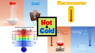 Hot and Cold for Kids  Temperature for Kids  Thermometer  Hot amp Cold for Preschool amp Kindergarten [upl. by Glori]