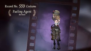 Identity V  Barmaid “Fueling Agent”  COA IV Limited Costume Gameplay [upl. by Laurinda]