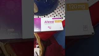 Afexa120mg Fexofenadine Hydrochloride 120 mg [upl. by Lesde819]