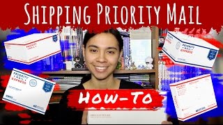 How To Ship USPS Priority Mail [upl. by Aihsenad]