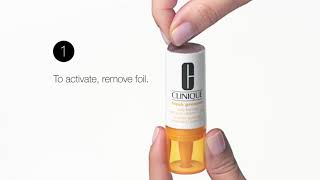 Fresh Pressed Vitamin C Daily Booster  How It Works  Clinique [upl. by Dody806]