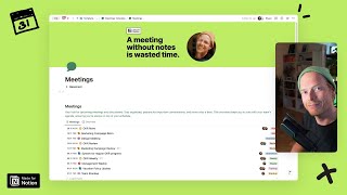 📆 FREE Notion Meetings Template Intro [upl. by Thorndike]