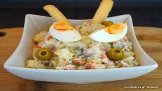 Ensaladilla Rusa Más Ligera Receta Fácil con Trucos [upl. by Zerdna845]