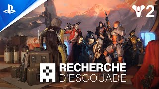 Destiny 2  Saison du Vœu  Trailer de lancement Recherche descouade  PS5 PS4 [upl. by Hambley539]