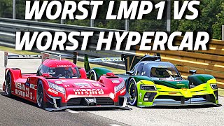 The Slowest LMP1 VS The Slowest HYPERCAR [upl. by Assilana]