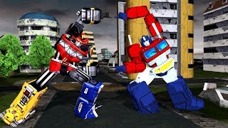 Megazord and Optimus Prime FUSION  Power Rangers vs Hirudegarn  DBZ Tenkaichi 3 MOD [upl. by Akitahs]