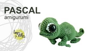 Tutorial Camaleón Amigurumi Chameleon english subtitles [upl. by Elocan]