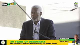 WATCH  ANC President Thabo Mbeki giving an address on the reflections of 30 Years of Democracy… [upl. by Siesser]