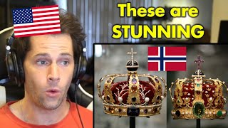 American Reacts to Norwegian Kronregaliene [upl. by Aned]