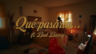 Rauw Alejandro amp Bad Bunny  Qué Pasaría Lyric Video [upl. by Ganny747]