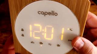 Capello Alarm ⏰ Clock with Sound Machine quotRadi ReviewquotMusic by YOBRAT 2024 [upl. by Akcebar]