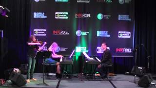 Skyrim Theme Live at E3 2012 on Violin and Pianos Taylor Davis Kyle Landry Lara [upl. by Dygall]