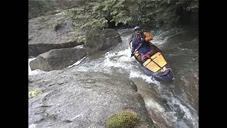 Paddling Glade Creek amp Fikes Run in Manly Open Canoes  Raw Video 2002 [upl. by Aubry146]