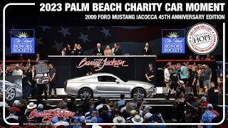 150000 CHARITY SALE  Lee Iacoccas 2009 Ford Mustang 45th Anniversary Edition  BARRETTJACKSON [upl. by Irpac391]