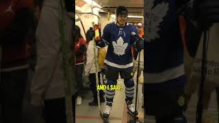 Hockey players do stand up in Canada in the subway hockey funny [upl. by Nelra]