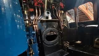 the footplate of A4 no4468 mallard at the NRM york [upl. by Wilkison]